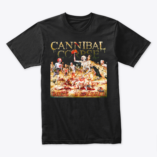 Camiseta Algodon cannibal corpse gore obsessed