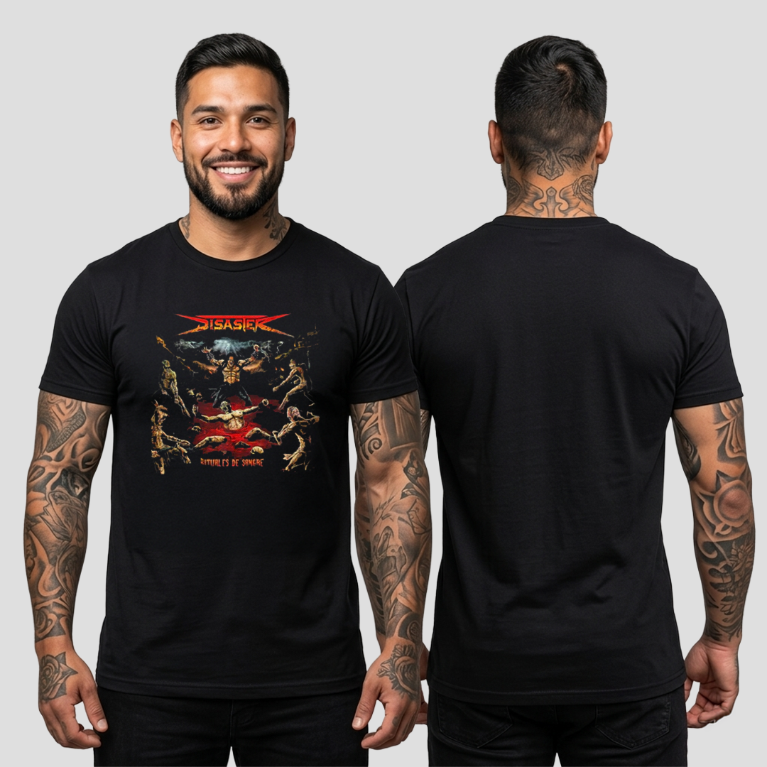 Camiseta Algodon Disaster Rituales De Sangre