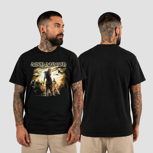 Camiseta Algodon Amon Amarth Vikingo Poster