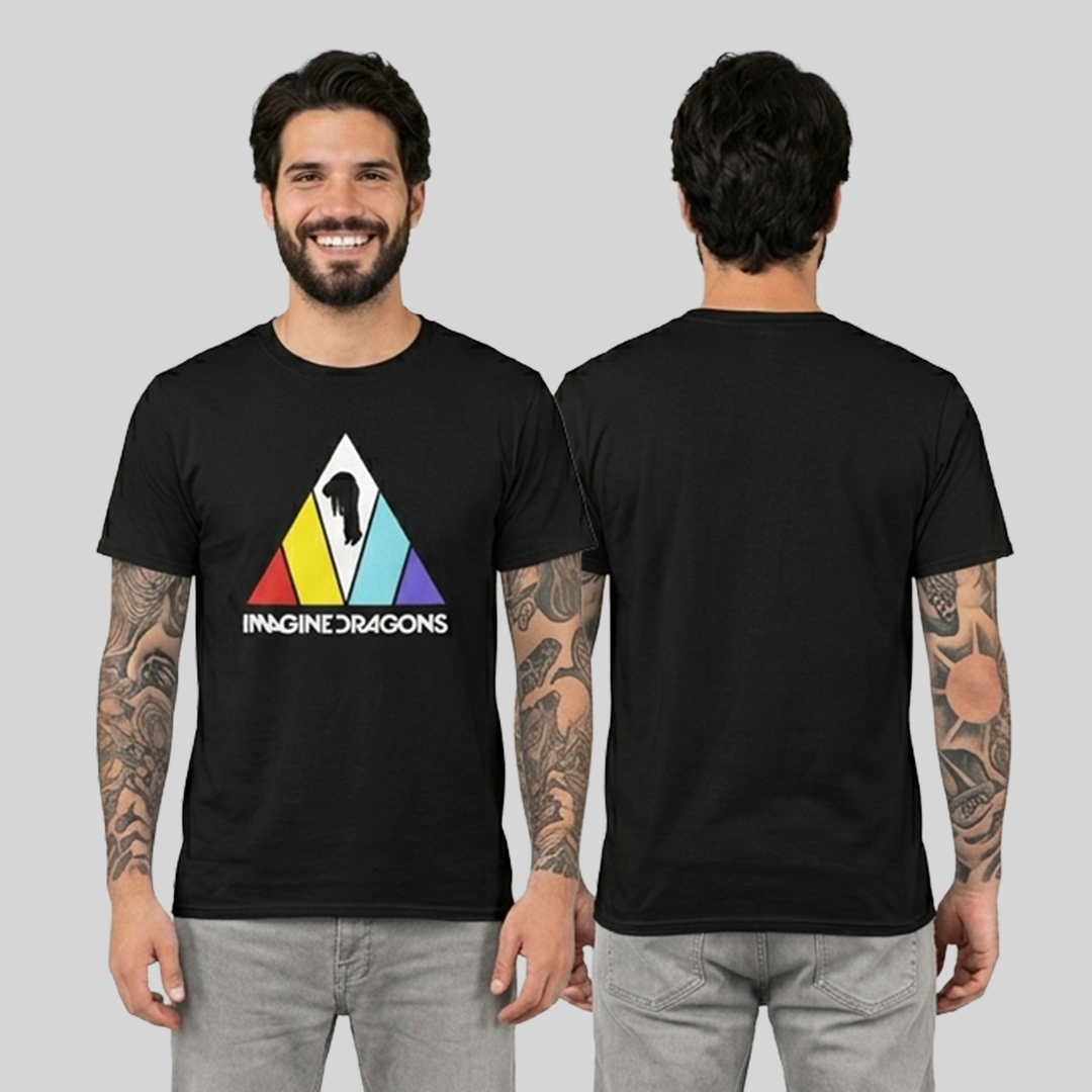 Camiseta Algodon Imagine Dragons Art