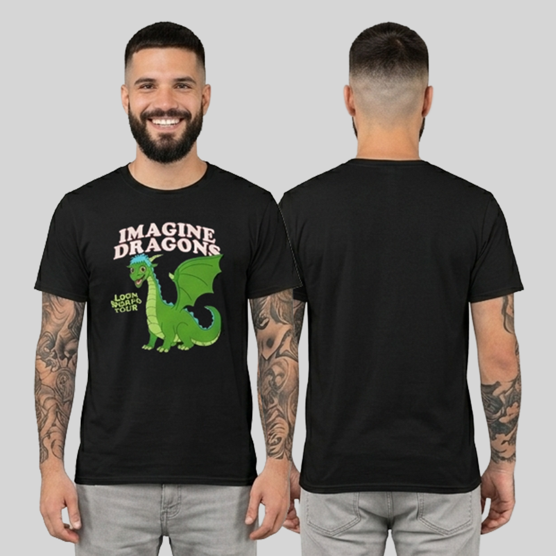 Camiseta Algodon Imagine Dragons Poster