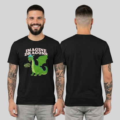 Camiseta Algodon Imagine Dragons Poster