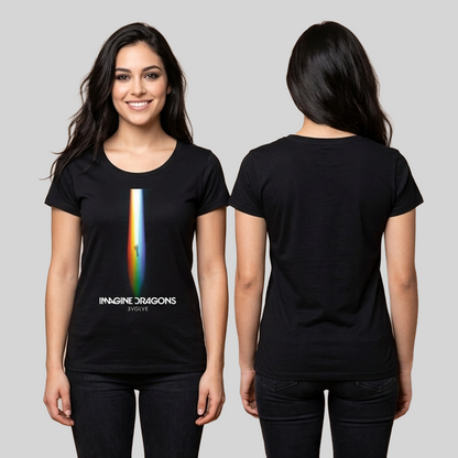 Camiseta Algodon Imagine Dragons Album Belive Mujer