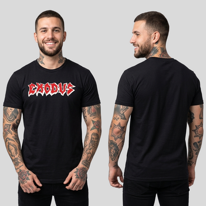 Camiseta Algodon Exodus Logo art