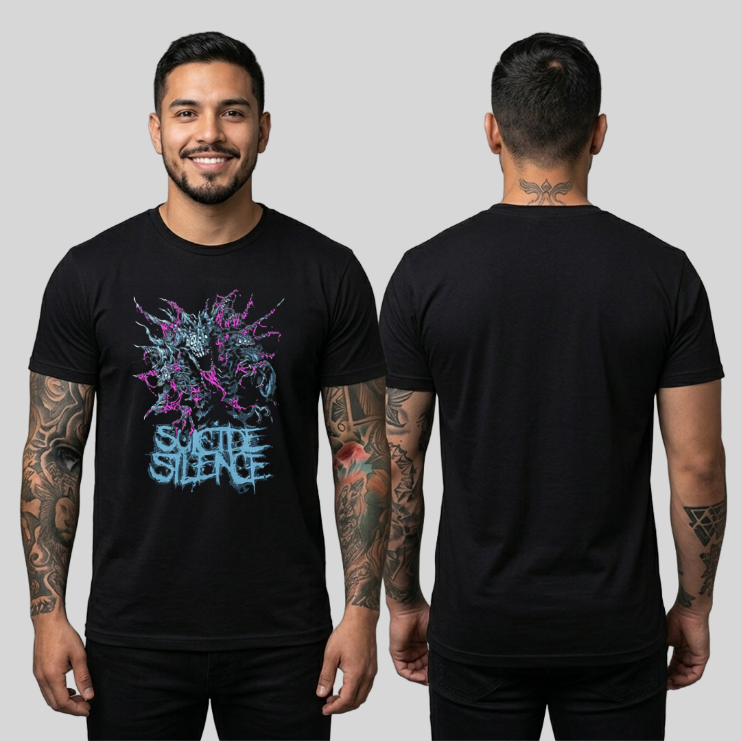 Camiseta Algodon Suicide Silence Monster Style