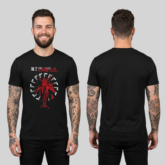 Camiseta Algodón My Chemical Romance Flyer Guns
