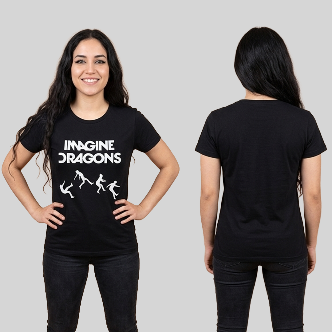 Camiseta Algodon Imagine Dragons Album Mujer