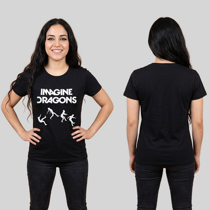 Camiseta Algodon Imagine Dragons Album Mujer
