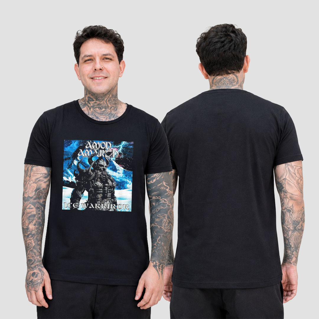 Camiseta Algodon Amon Amarth Ice Warrior
