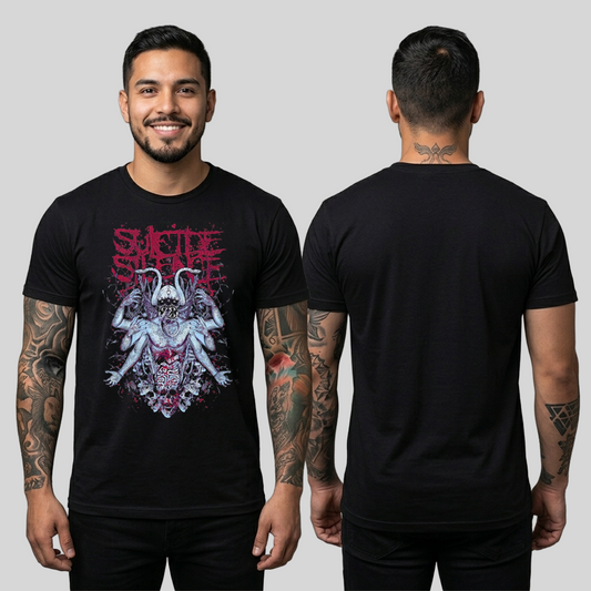 Camiseta Algodon Suicide Silence Full Poster Style