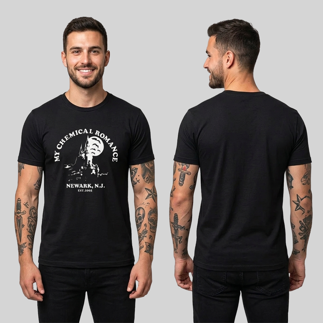 Camiseta Algodón My Chemical Romance Haunted Castle