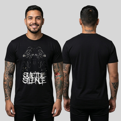 Camiseta Algodon Suicide Silence Domination Art