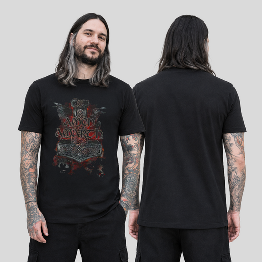 Camiseta Algodon Amon Amarth Crows And Wolves