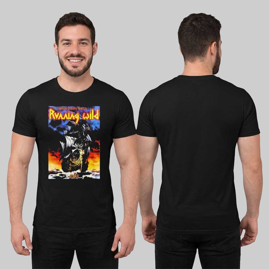 Camiseta Algodon Running Wild Under Jolly Roger