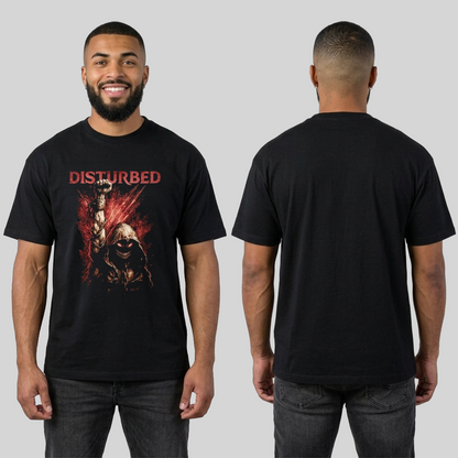 Camiseta Algodon Disturbed Poster