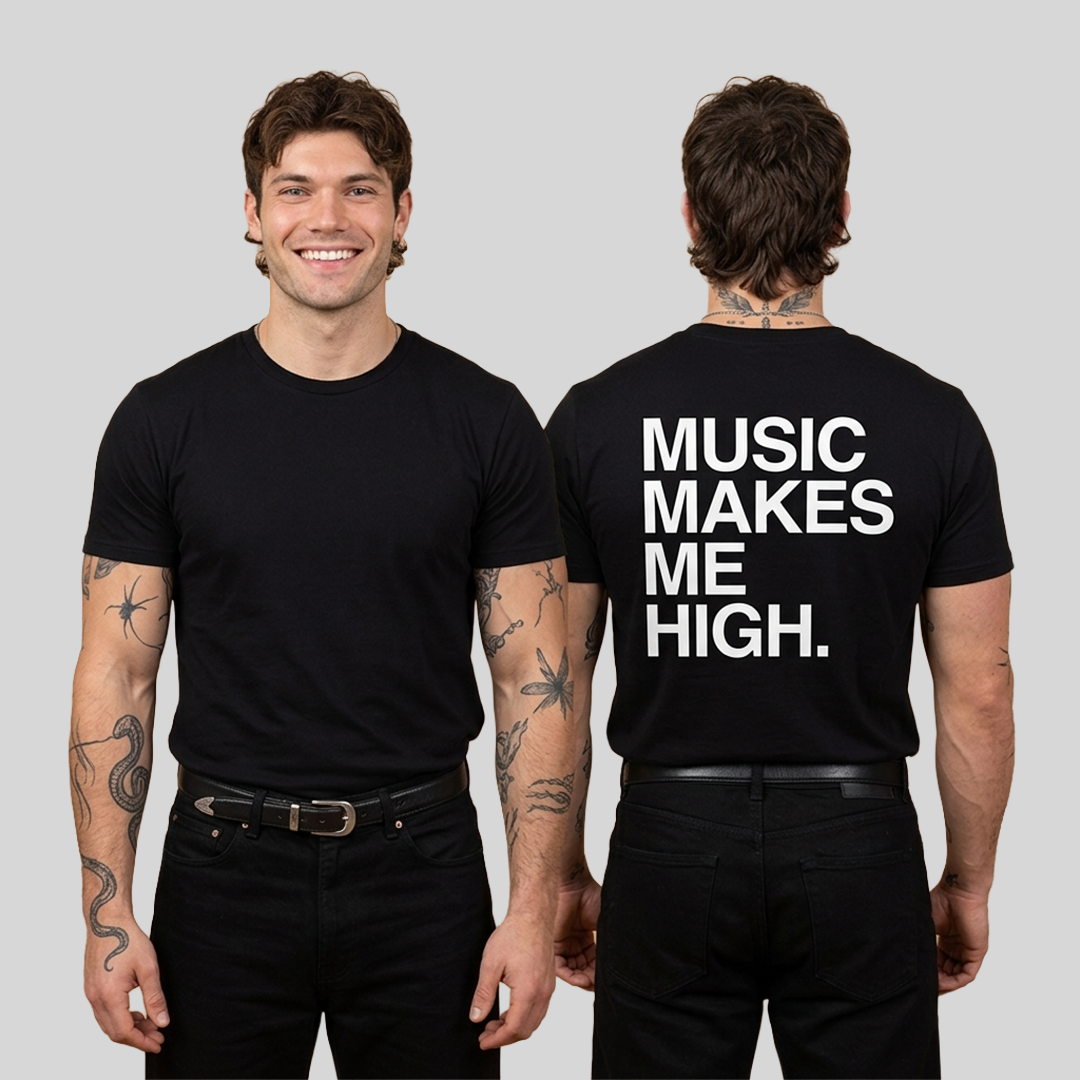 Camiseta Algodon Music Makes Art