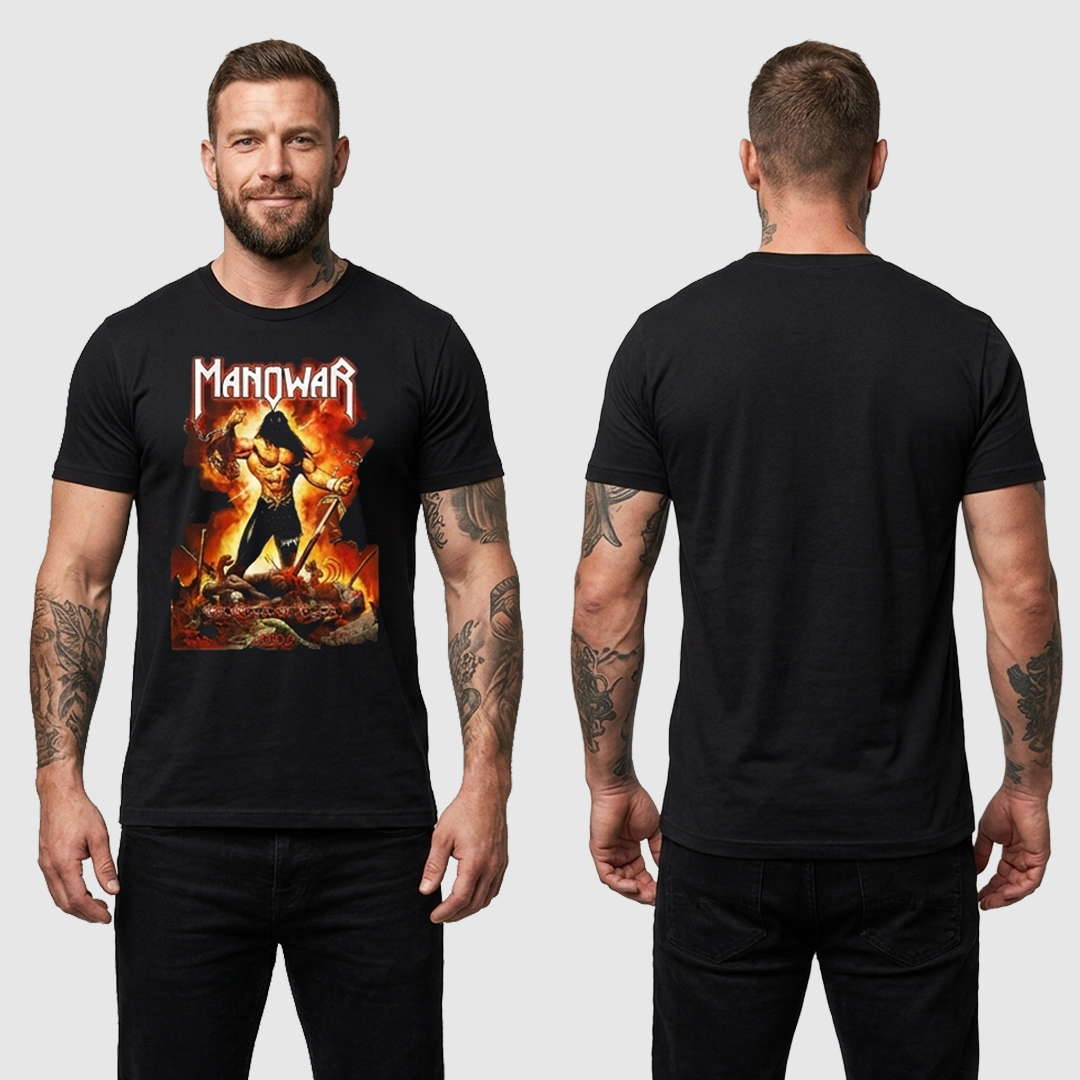 Camiseta Algodon Manowar The Dawn Of Battle