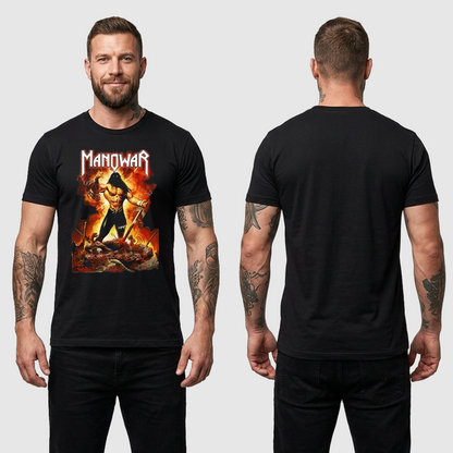 Camiseta Algodon Manowar The Dawn Of Battle