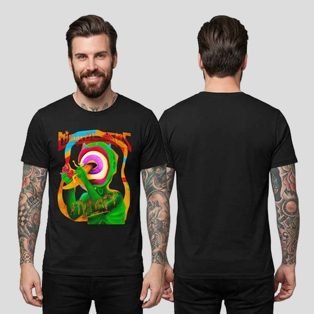Camiseta Algodon Microcosms Flytrap Art