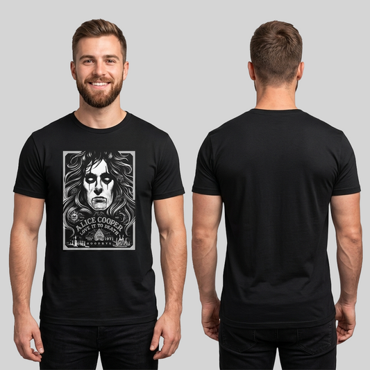 Camiseta Algodon Alice Cooper Full Poster