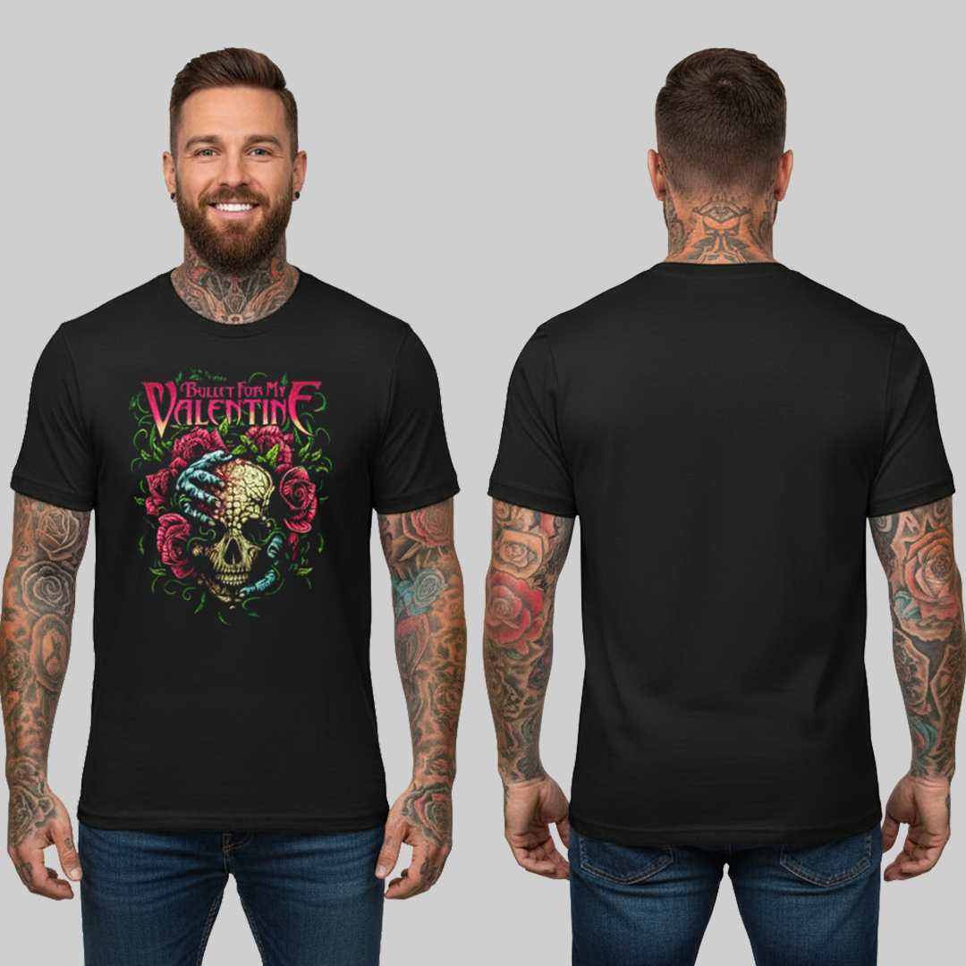 Camiseta Algodon Bullet For My Valentine ART