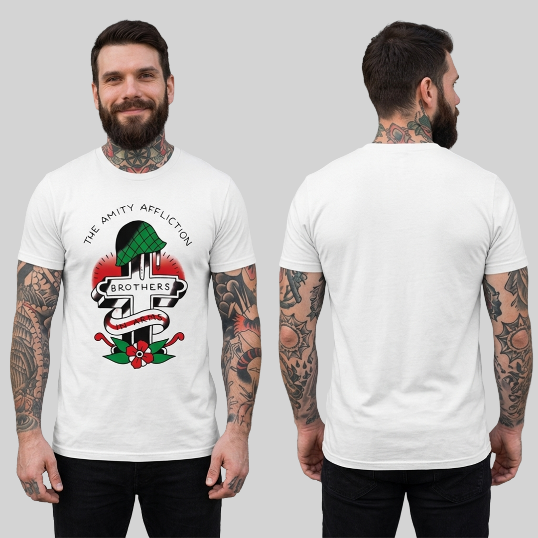 Camiseta Algodón The Amity Affliction Brother in Arms