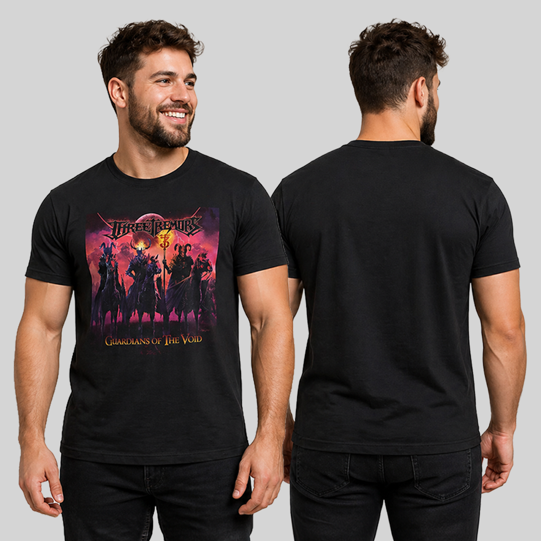 Camiseta Algodon The Three Tremors Guardians Of The Void