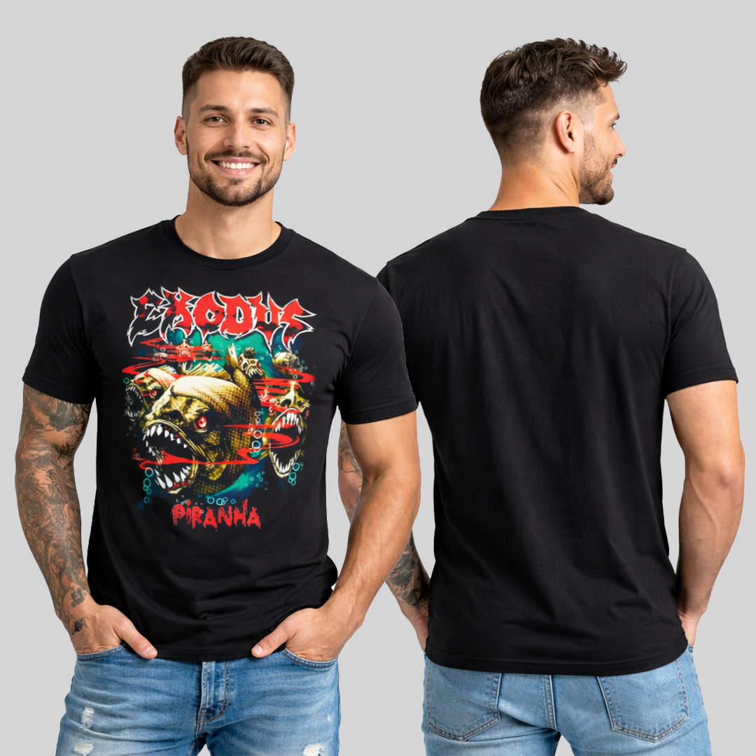 Camiseta Algodon Exodus Piranha