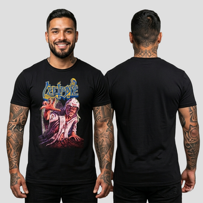 Camiseta Algodon Lef To Die Poster Zombie