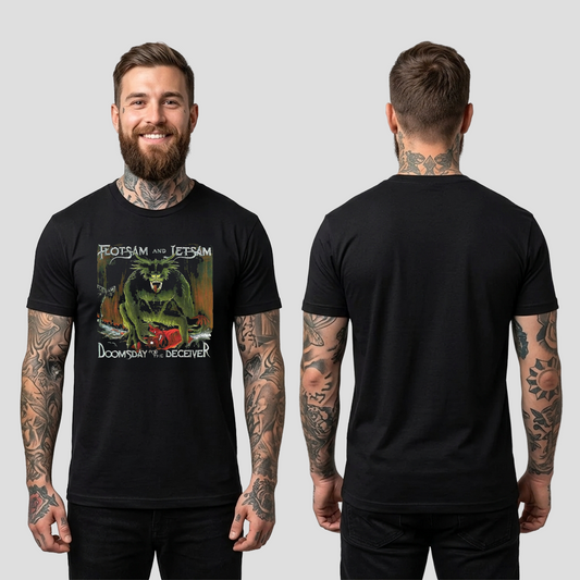 Camiseta Algodon Flotsam And Jetsam Doomsday For The Deceiver