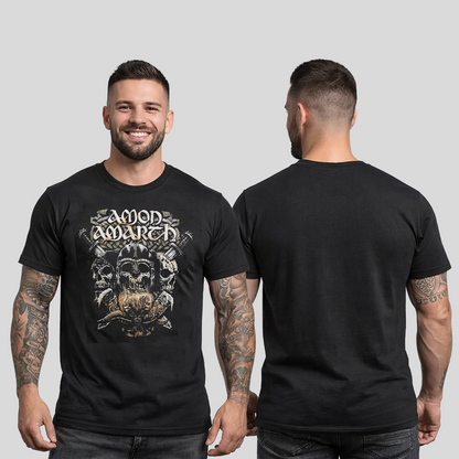 Camiseta Algodon Amon Amarth Vikingo Style Art
