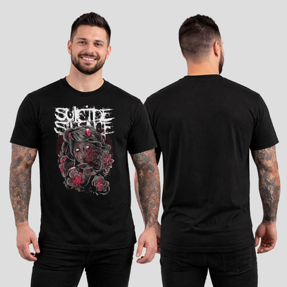 Camiseta Algodon Suicide Silence Women Skull Style
