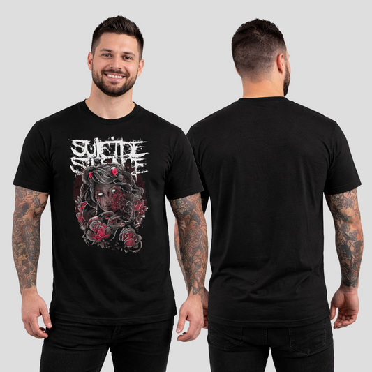 Camiseta Algodon Suicide Silence Women Skull Style