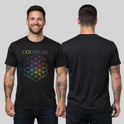 Camiseta Algodon Coldplay Logo