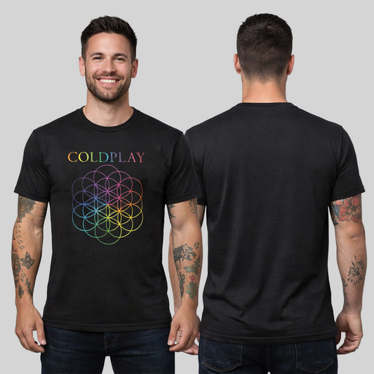 Camiseta Algodon Coldplay Logo