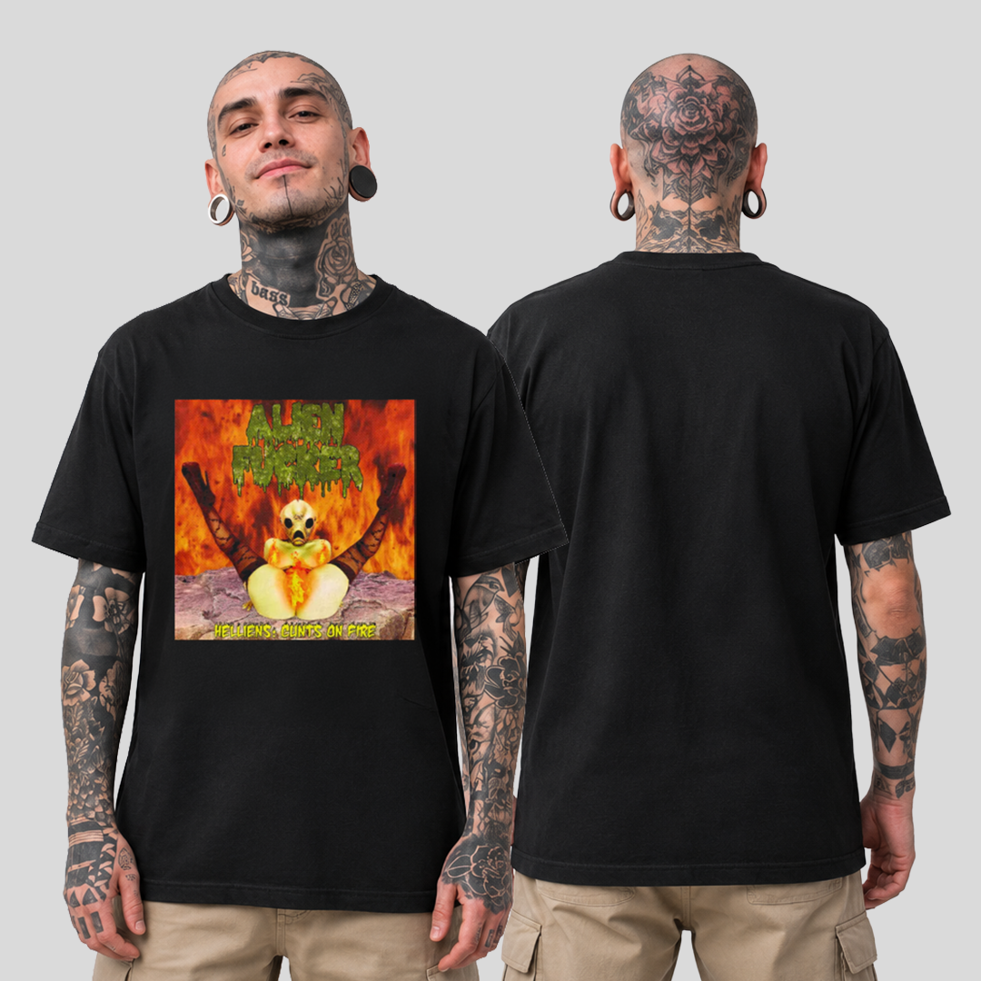 Camiseta Algodon Alien Fucker Helliens Clints On Fiere