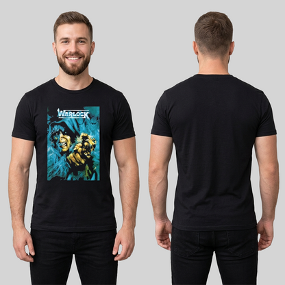 Camiseta Algodon Warlock Poster