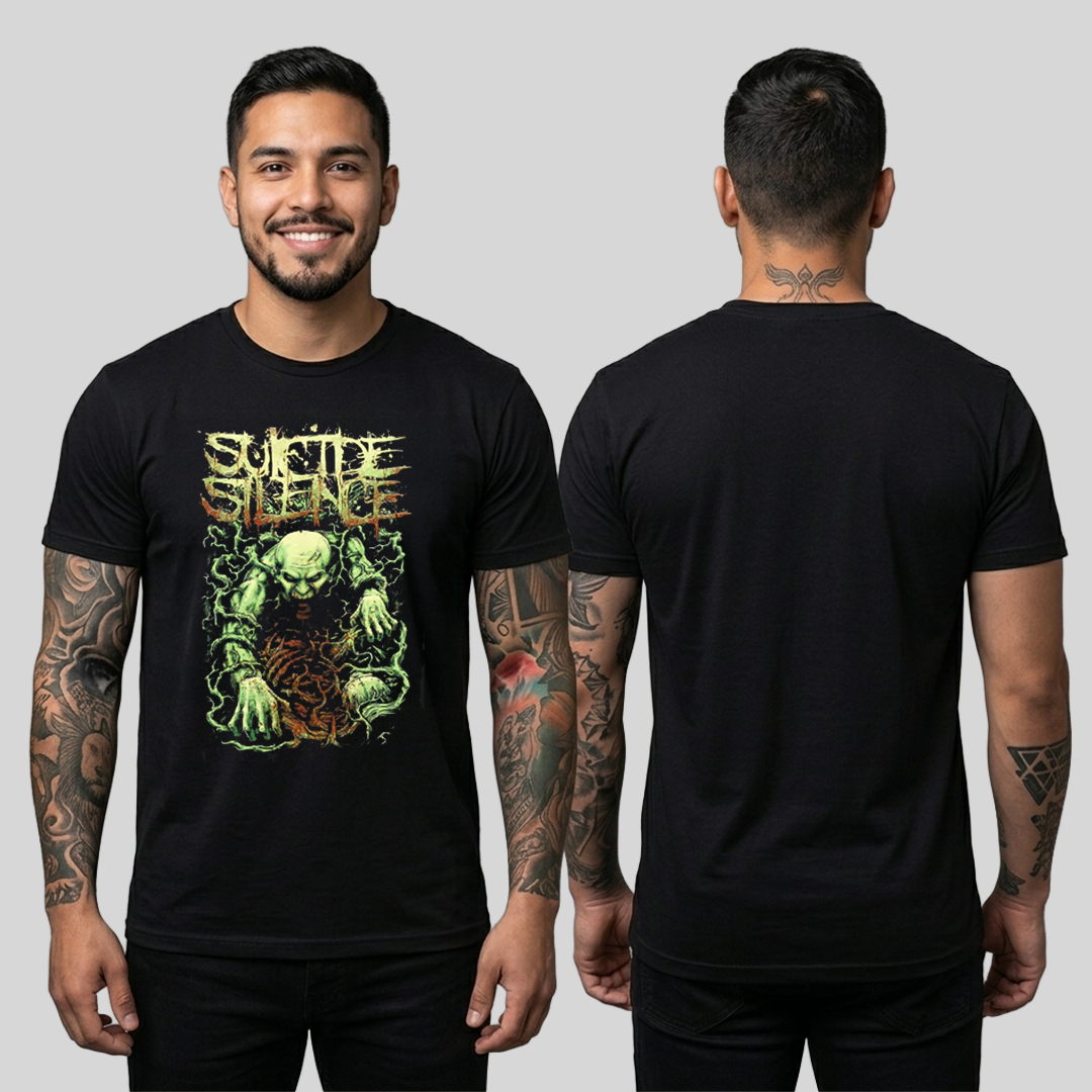 Camiseta Algodon Suicide Silence cannibal Poster