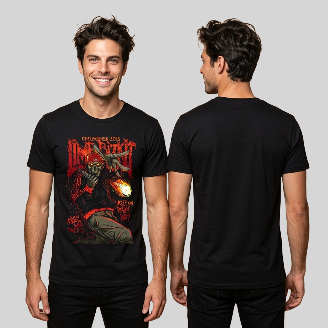 Camiseta Algodon Limp Bizkit Chelyabinsk 2013 Rollin