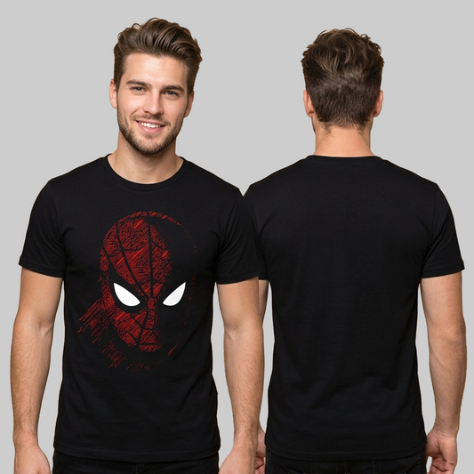Camiseta Algodon Spiderman Face