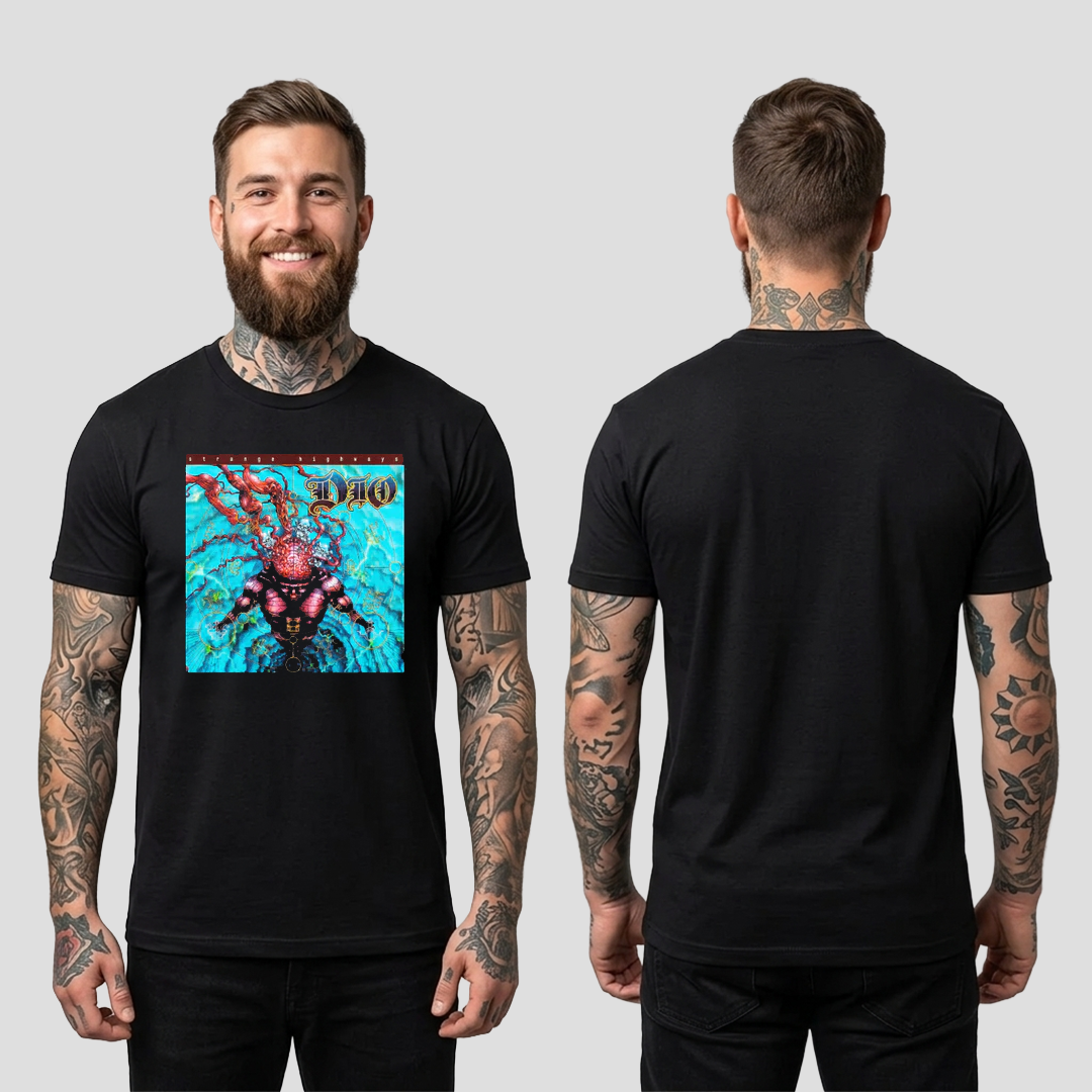Camiseta Algodon Dio Strange Highways