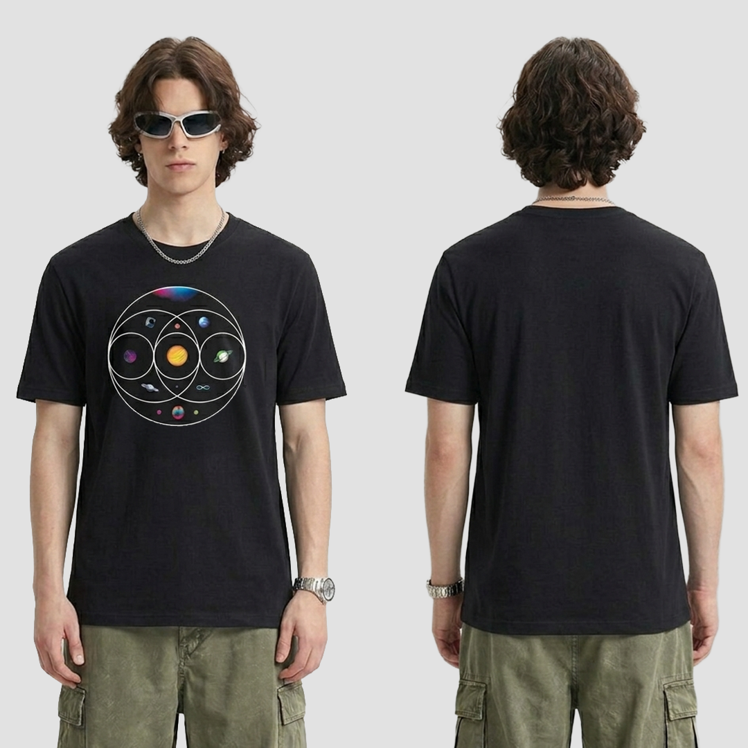 Camiseta Algodon Coldplay Sistema Solar