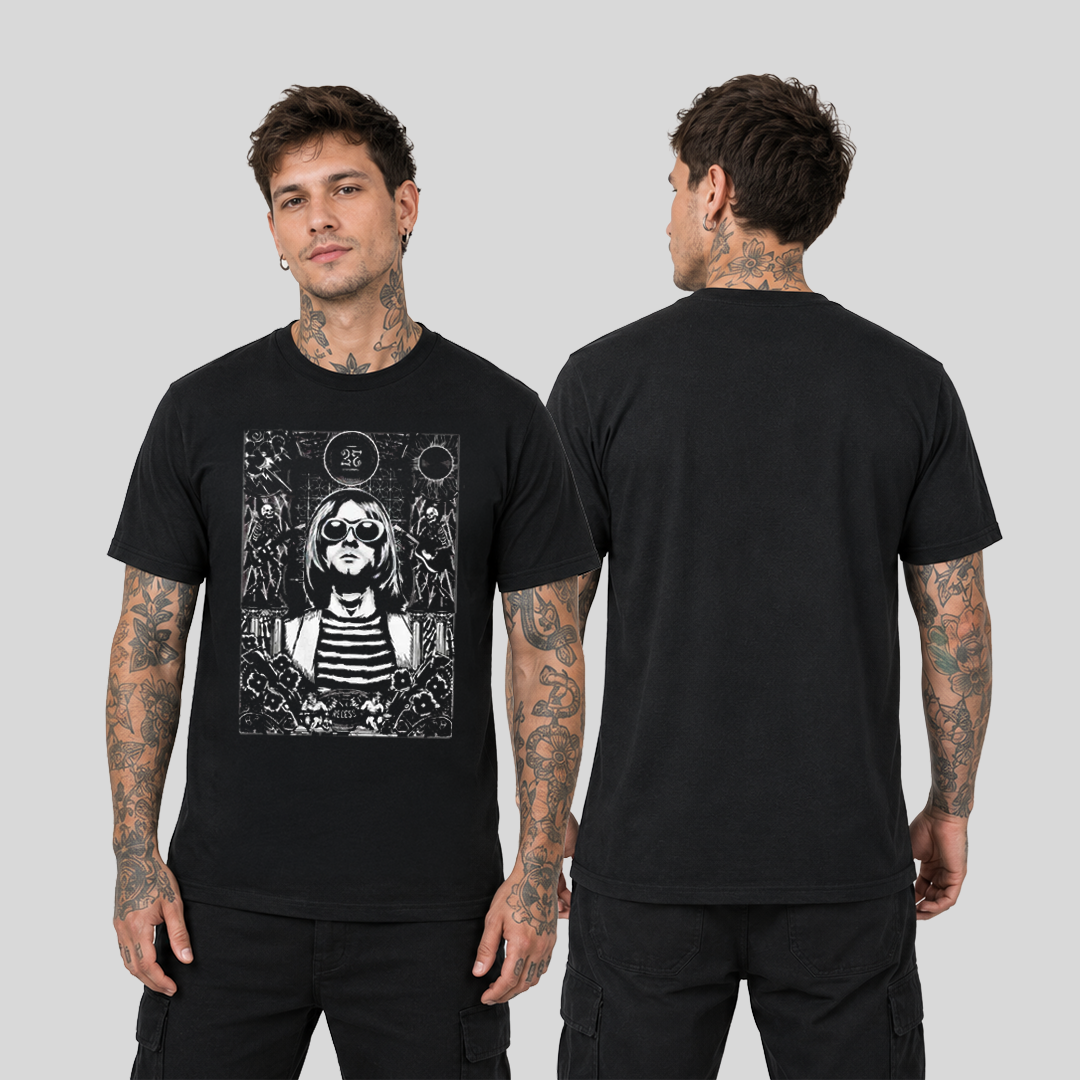 Camiseta Algodon Kurt Cobain Recess