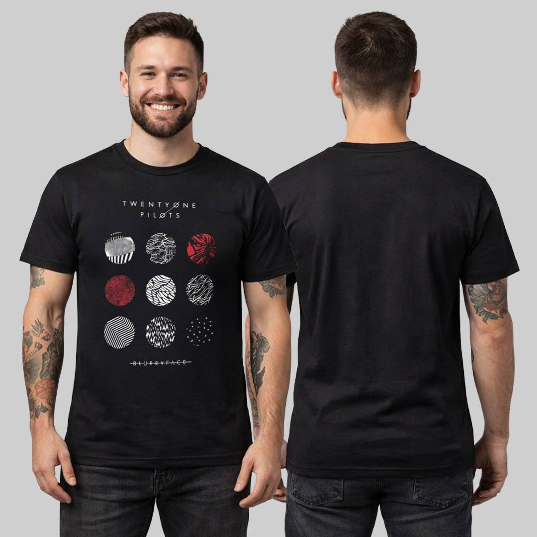 Camiseta Algodon Twenty One Pilots Blurry Logo