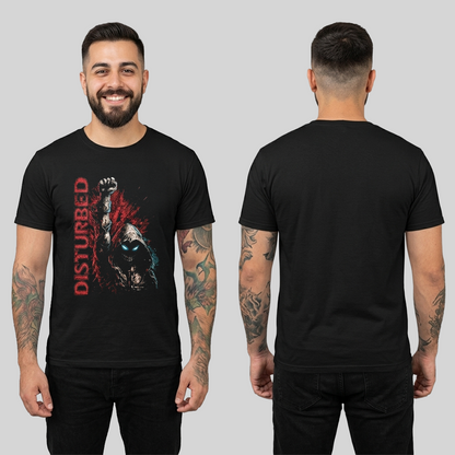 Camiseta Algodon Disturbed Art