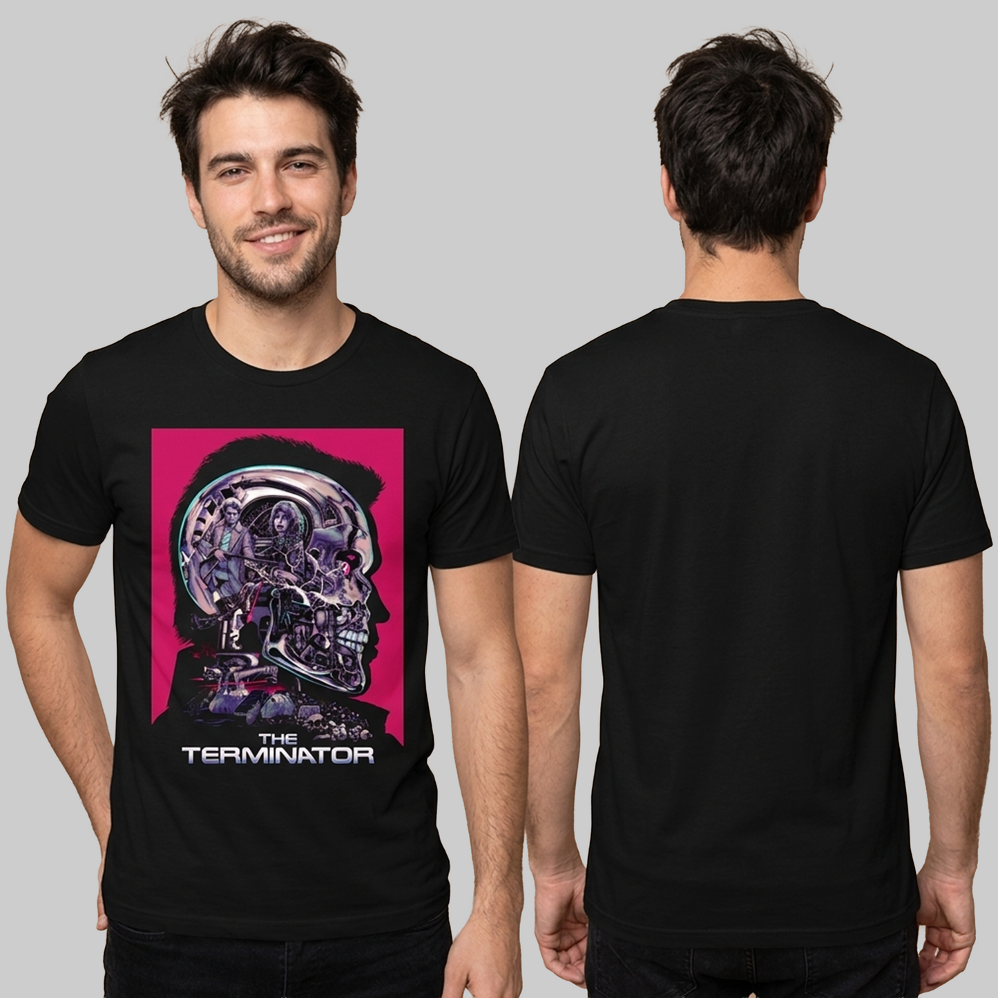 Camiseta Algodon Terminator Poster