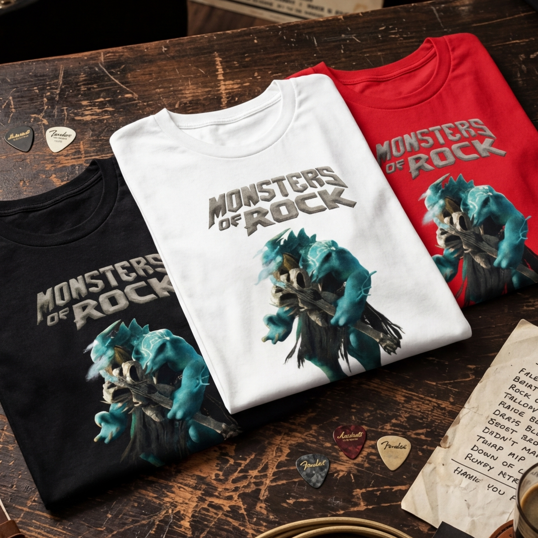 Camiseta Algodon Monsters Of Rock Logo
