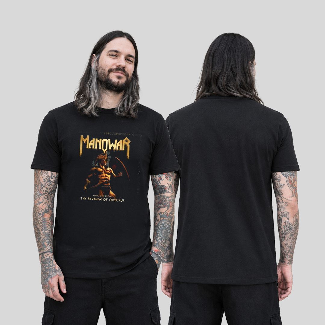 Camiseta Algodon Manowar The Revenge Of Odysseus