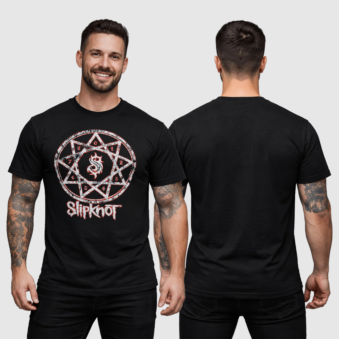 Camiseta Algodon Slipknot Star Logo