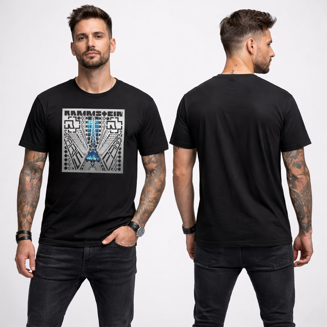 Camiseta Algodon Rammstein Paris Poster